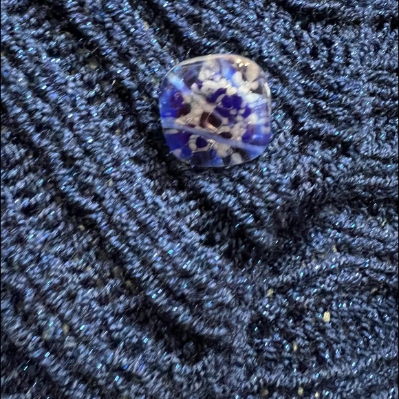 Vintage Knitting Needles Fuzzy Textured Open Front Short Sleeve Knitted … - Picture 4 of 6